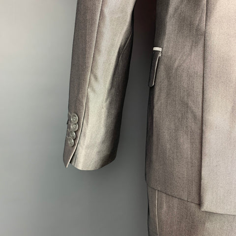 PS by PAUL SMITH The Westbourne Size 36 Silver Wool Peak Lapel Suit