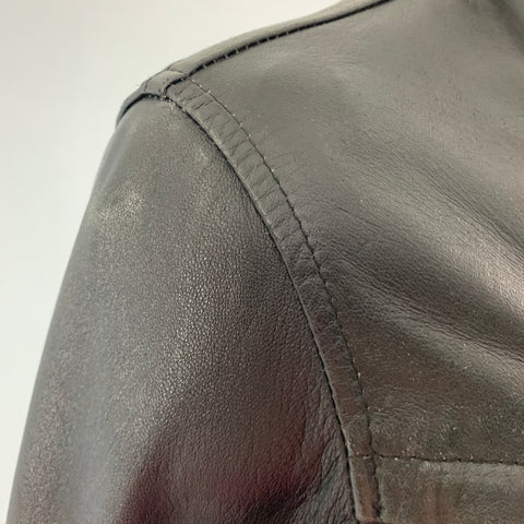 Chaqueta Asimétrica Negra ZIP Talla S