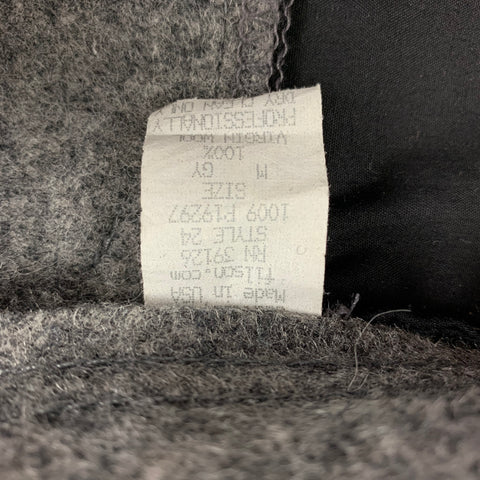 FILSON Size M Gray Virgin Wool Buttoned Vest