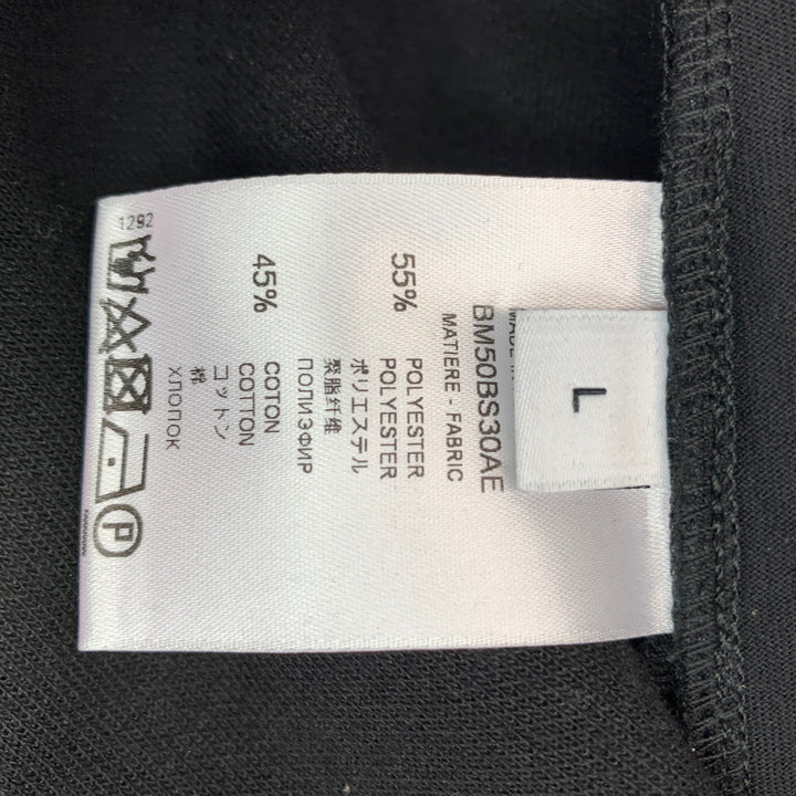GIVENCHY Size L Black Solid Polyester Cotton Sweatpants Casual Pants
