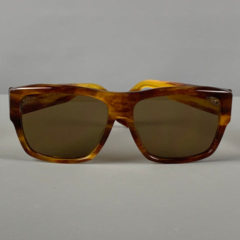 Gafas de sol con interior de acetato en carey marrón DITA