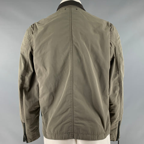 COACH Size M Green Olive Windbreaker Jacket