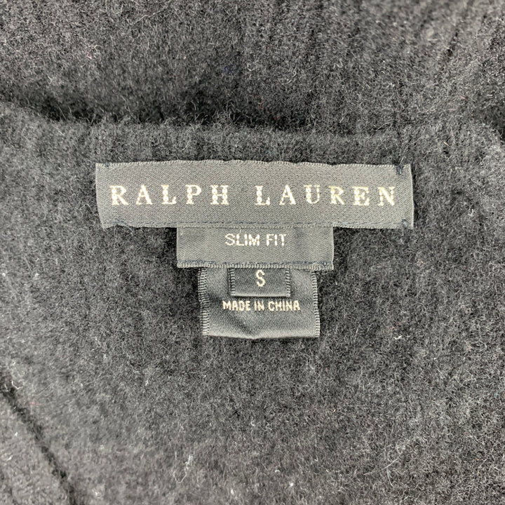 RALPH LAUREN Black Label Size S Black Knitted Cashmere Pullover