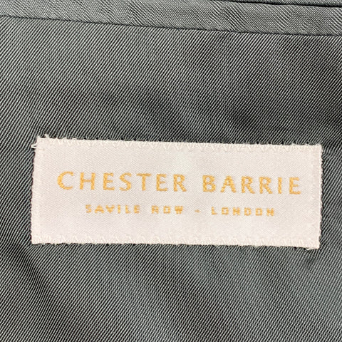 CHESTER BARRIE Size 38 Navy Wool Blend Double Breasted Sport Coat