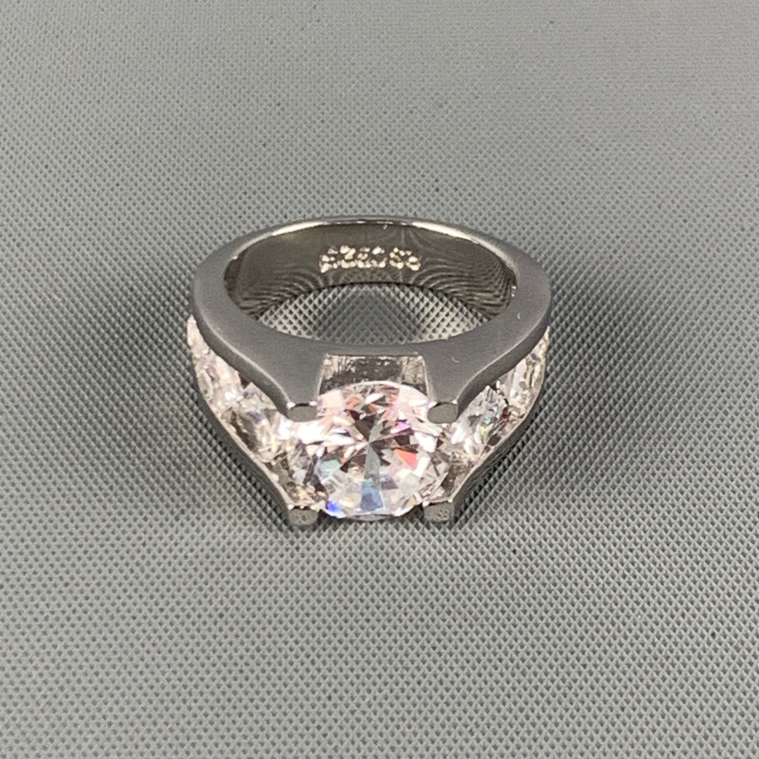 RSC Sterling Silver Zirconia Ring