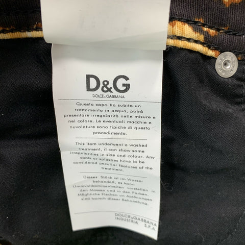 D&amp;G by DOLCE &amp; GABBANA Taille XS Ensembles de jupes en coton mélangé marron doré