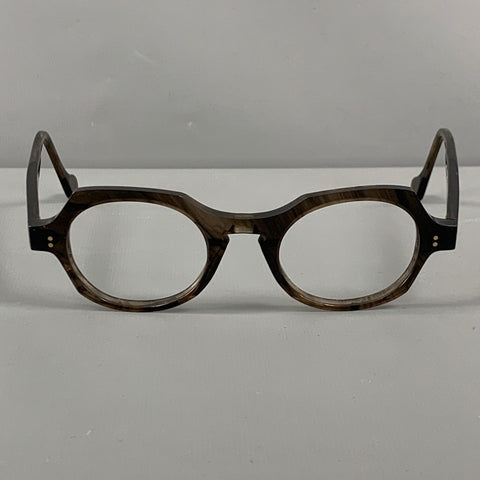 ANNE & VALENTIN Gray Marbled Acetate Coltrane Frames