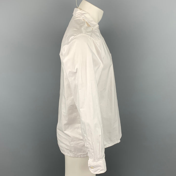 ENGINEERED GARMENTS Size M White Cotton Long Sleeve Shirt