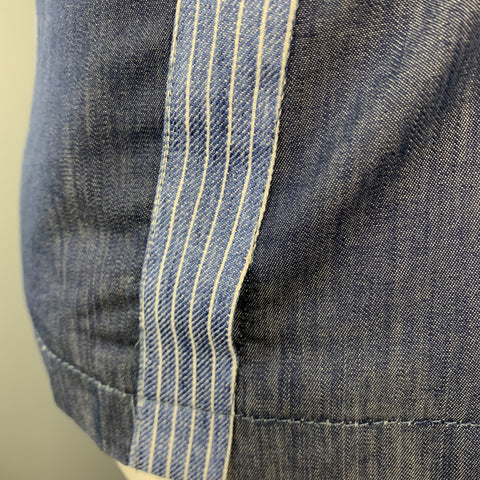 ENGINEERED GARMENTS Size XS Navy Cotton Buttoned Collar Patch Pockets Jacket