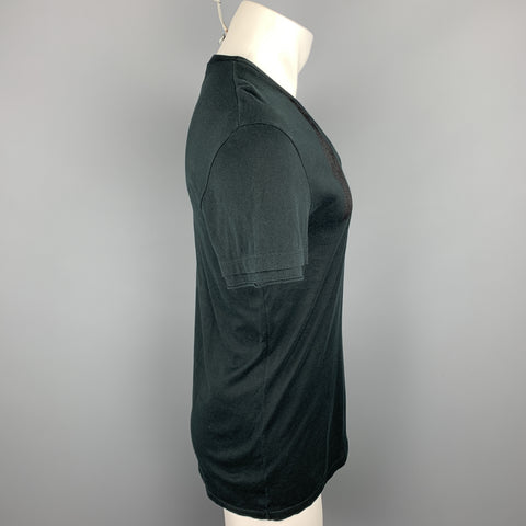 NEIL BARRETT Size M Black Cotton T-shirt