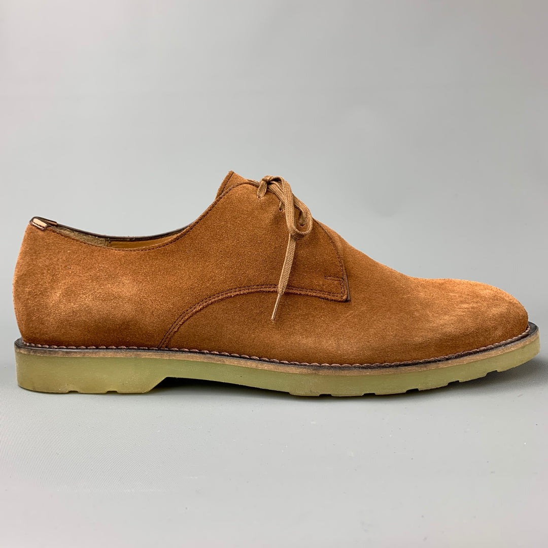 PS by PAUL SMITH Size 8 Tan Suede Rubber Sole Lace Up Shoes