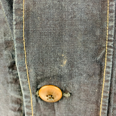 RRL by RALPH LAUREN Size L Indigo Cotton Hooded Jacket