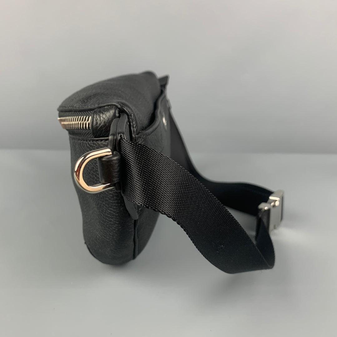 3.1 PHILLIP LIM Black Pebble Grain Leather Belt Bag