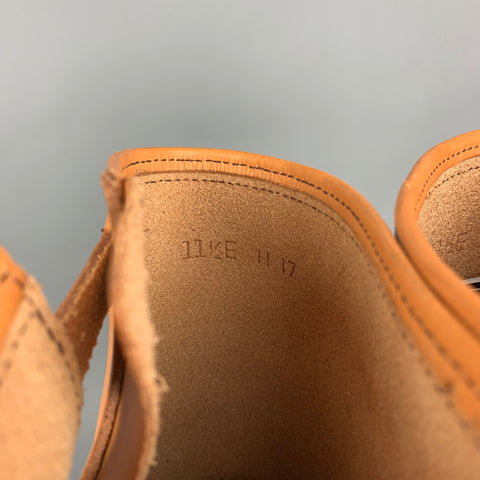 WESCO Size 11.5 Tan Leather Pull On Motorcycle Boots