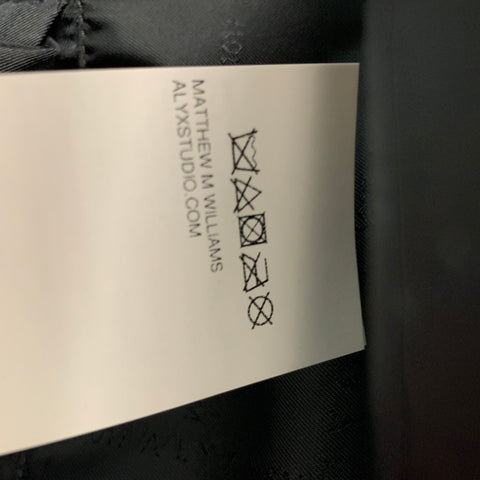 ALYX  Size XL Black Mixed Materials Polyester Polyurthane Vest