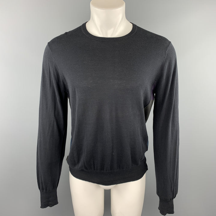 PAUL SMITH JEANS Size M Black Cotton Crew-Neck Pullover