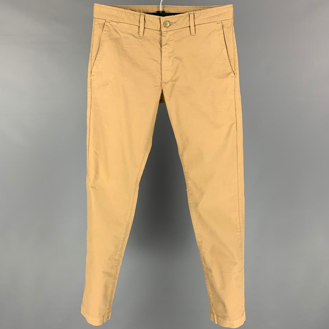 GROWN&SEWN Size 31 Khaki Cotton Chino Casual Pants