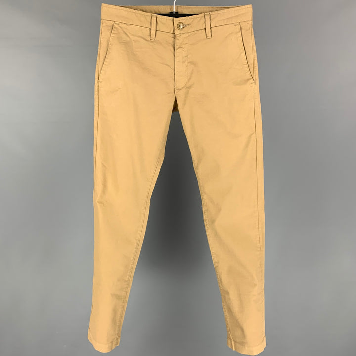 GROWN&SEWN Size 31 Khaki Cotton Chino Casual Pants