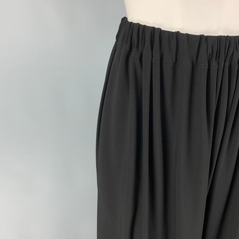 ISSEY MIYAKE Size M Black Blend Wide Leg Casual Pants