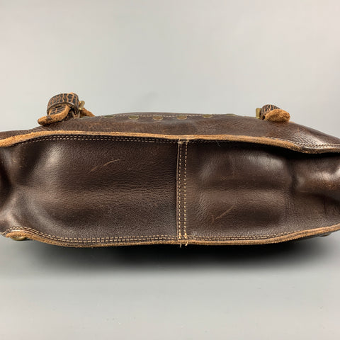 RRL by RALPH LAUREN Limited Edition Brown Studded Leather Bag