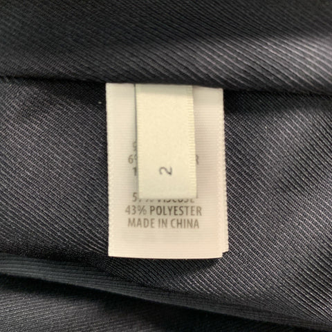 ST. JOHN Size S Blue Navy Cotton Blend Sleeveless Below Knee Outfits