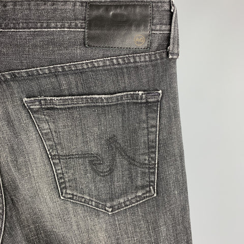 ADRIANO GOLDSCHMIED The Dylan Size 34 Black Distressed Denim Jeans