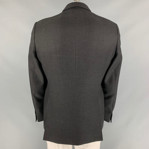 BURBERRY PRORSUM Size 44 Regular Charcoal Wool Notch Lapel Sport Coat