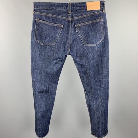 LEVI'S MADE & CRAFTED Size 32 Indigo Contrast Stitch Denim Zip Fly Jeans