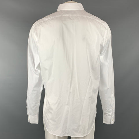 RALPH LAUREN Black Label Size S White Cotton Button Up Long Sleeve Shirt
