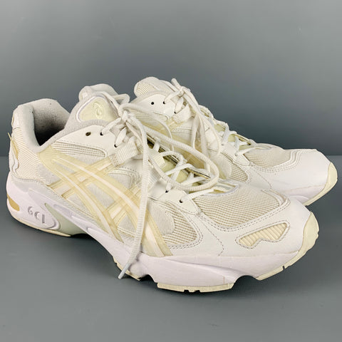 GmbH Size 12 White Nylon Lace Up Sneakers