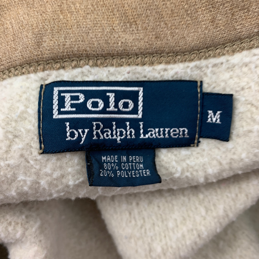 POLO by RALPH LAUREN Size M Tan Cotton / Polyester Buttoned Cardigan