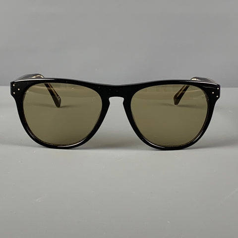 OLIVER PEOPLES Black Acetate Daddy B Sunglasses