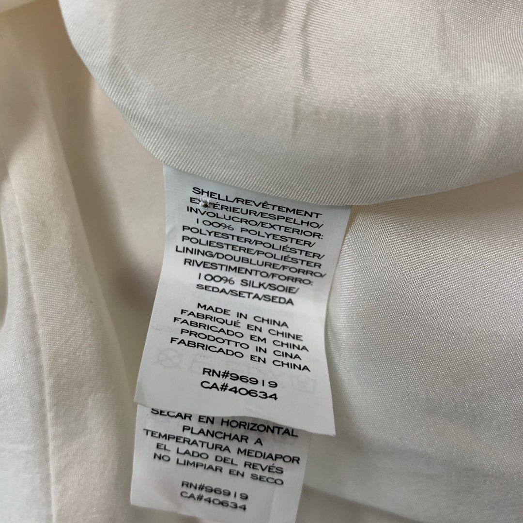 MARC JACOBS Taille 2 Robe trapèze en polyester multicolore blanc à pois