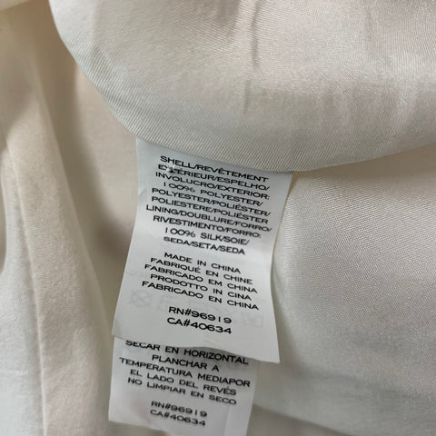 MARC JACOBS Size 2 White Multi Color Polyester Dots A Line Dress