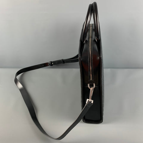 BOTTEGA VENETA Black Intrecciato Leather Shoulder Bag