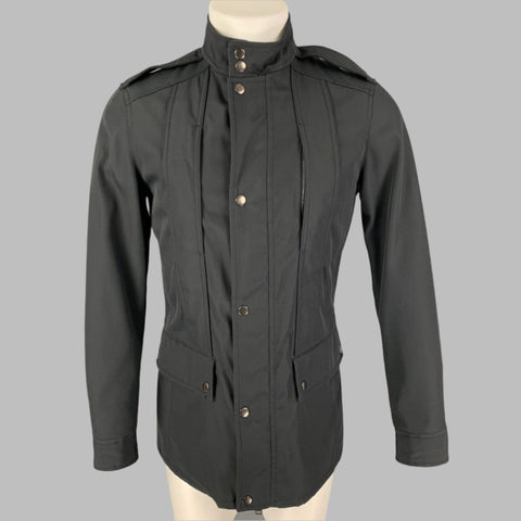 GUCCI by TOM FORD Size 36 Black Cotton Nylon Parka Coat