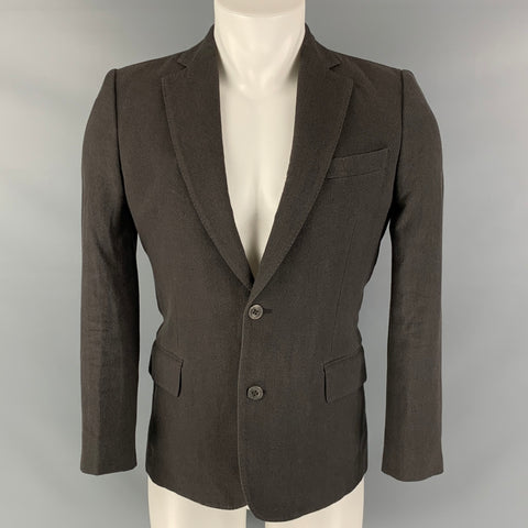THE VIRIDI-ANNE  Size S Brown Wool Blend Single breasted Jacket
