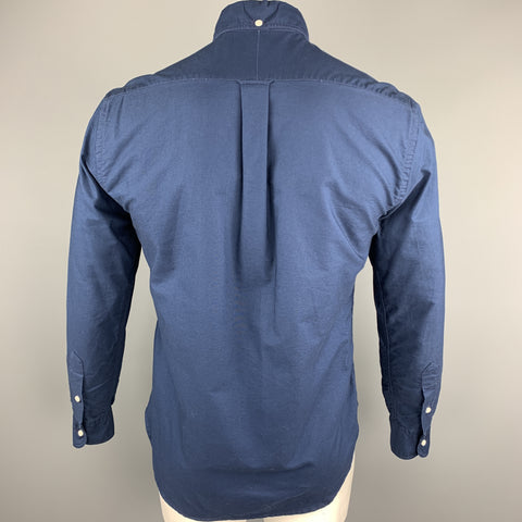 GITMAN VINTAGE Size M Navy Cotton Button Down Long Sleeve Shirt