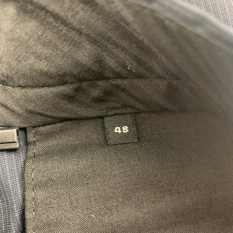 THE KOOPLES Size 32 Navy Stripe Wool Zip Fly Dress Pants