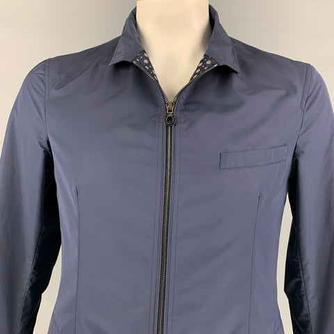 SALVATORE FERRAGAMO Taille 38 Veste zippée en polyester marine