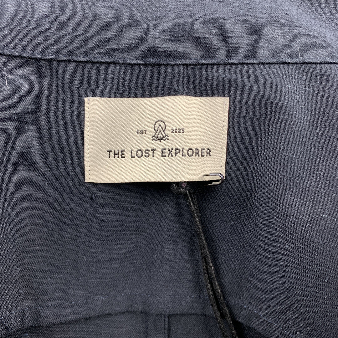 THE LOST EXPLORER Size 42 Navy Cotton Sport Coat
