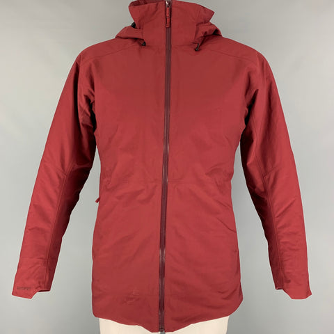 ARCTERYX Size M Burgundy Nylon Padded Jacket
