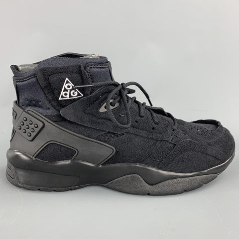 CDG x NIKE AIR MOWABB Talla 9.5 Zapatillas altas de ante negro