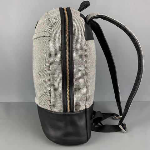 WANT LES ESSENTIELS DE LA VIE Black White Checkered Leather Bags & Leather Goods