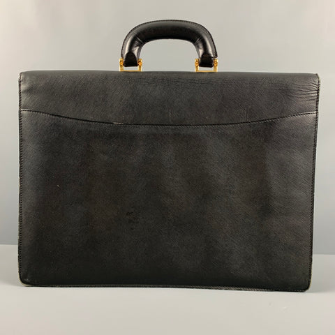 BALLY Black Leather Briefcase Bags