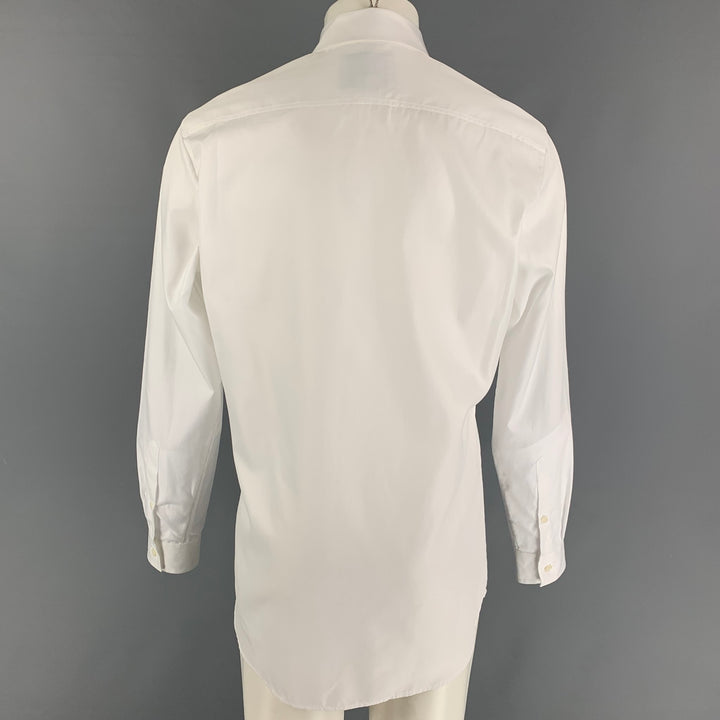 VIVIENNE WESTWOOD Camisa de manga larga con botones de algodón blanco talla M