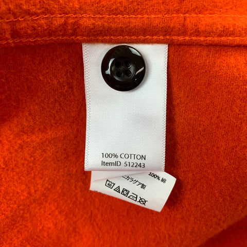 TODD SNYDER x L.L. BEAN Size M Orange Cotton Elbow Patches Long Sleeve Shirt