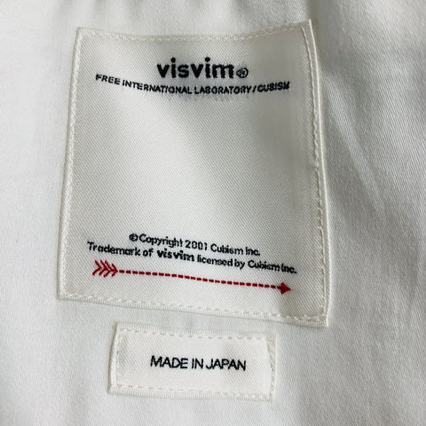 VISVIM -New Hope II- Abrigo deportivo con solapa de muesca de lino azul marino talla M