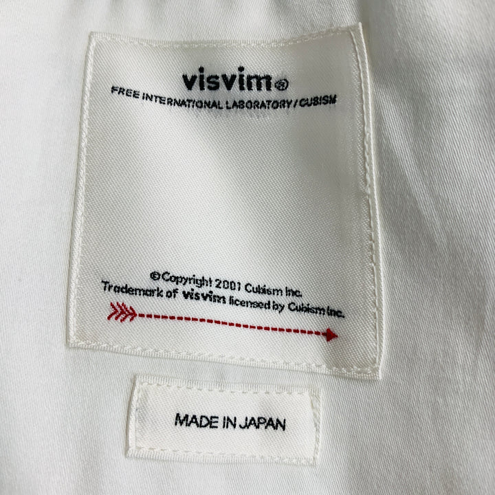 VISVIM -New Hope II- Taille M Manteau de sport à revers cranté en lin bleu marine