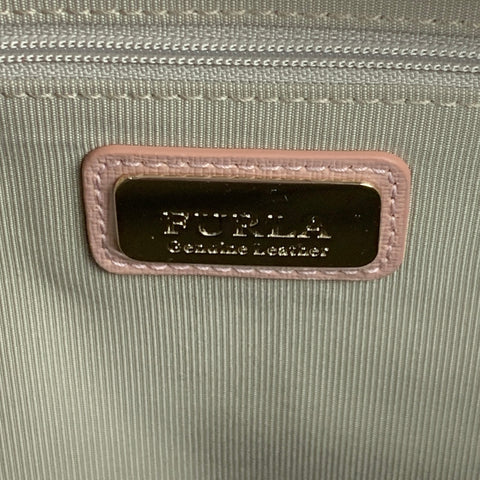 FURLA Rose Textured Leather Tote Handbag